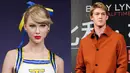 Kisah cinta Taylor Swift lama tak tersiar sejak dirinya berpisah dengan Tom Hiddleston. Beberapa waktu belakangan ini pelantun lagu Shake It Off juga dikabarkan menghilang dari publik. (AFP/Bintang.com)