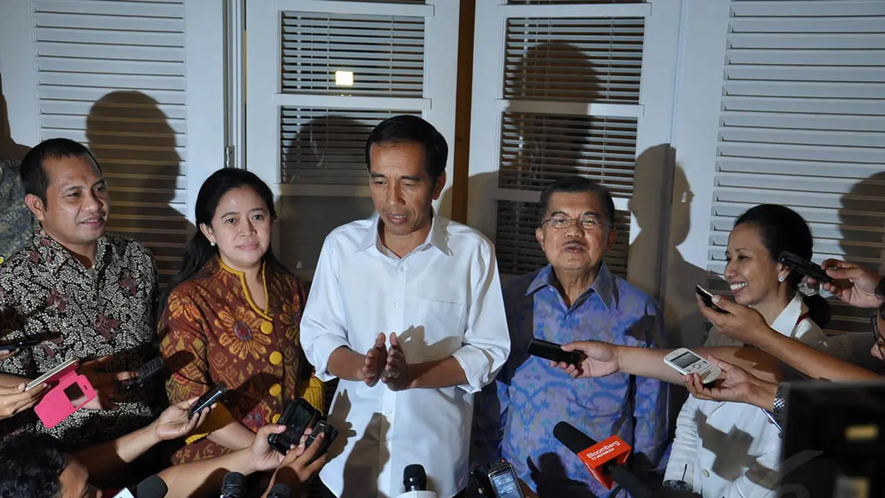 Pertemuan Pertama Jokowi-JK di Rumah Transisi