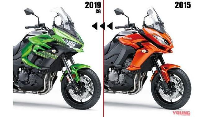Tampang Terbaru Kawasaki Versys 1000