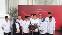 Presiden Joko Widodo atau Jokowi mengumpulkan Aliansi Lintas Asosiasi Kepala Desa di Istana Kepresidenan Jakarta, Jumat (29/12/2023).&nbsp;. (Foto:Liputan6/ Lizsa Egaham)