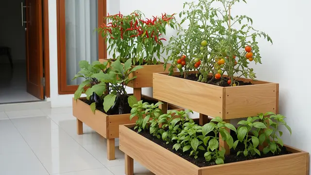 Teras Kecil tapi Bisa Jadi Sumber Sayur Harian