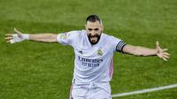 Karim Benzema - Striker Prancis ini menjadi andalan Mourinho saat menukangi Real Madrid  periode 2010-2013. Kerjasama keduanya berhasil meraih gelar Copa Del Rey (2011) dan gelar La Liga Spanyol (2012). (AP/Alvaro Barrientos)