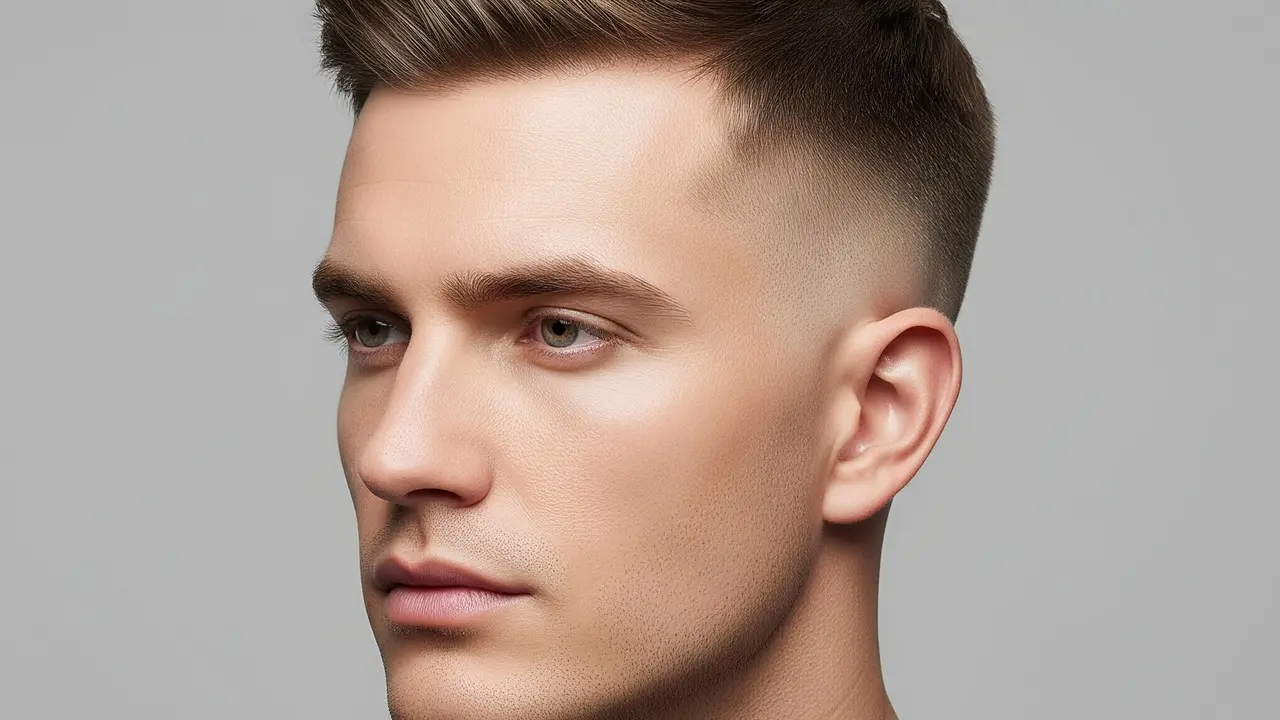 Model Rambut Pria Pendek Cepak (Image by Gemini AI)