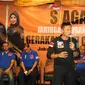 Cagub DKI Jakarta, Agus Harimurti Yudhoyono memberi keterangan saat Press Conference SIAGA untuk Pemilu Bersih dan Anti Kecurangan.