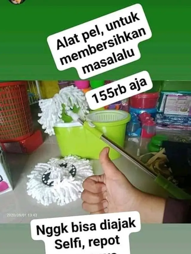 6 Potret Kocak Cara Orang Jual Perabotan Rumah Ini Bikin Ketawa Geli