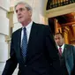 Robert Mueller, Kepala Penyelidik Khusus Kementerian Hukum dan Kehakiman AS yang menangani dugaan skandal campur tangan Rusia dalam Pilpres AS 2016 (AP)