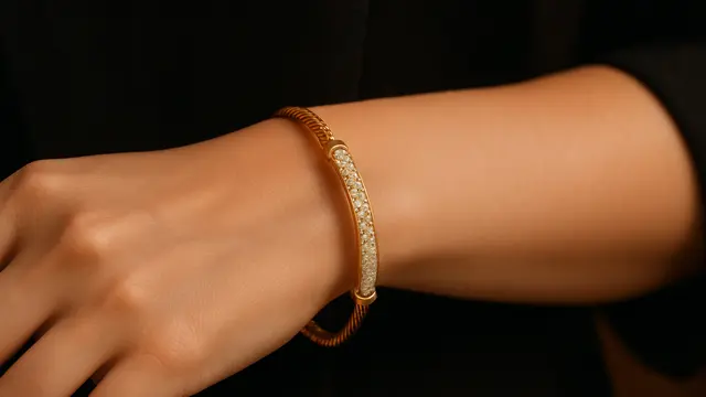 Model Gelang Emas Tali Terbaru 2025