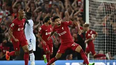 Darwin Nunez Kartu Merah, Liverpool Ditahan Imbang Crystal Palace


 Gelandang Liverpool, Luis Diaz (tengah) berselebrasi usai mencetak gol ke gawang Crystal Palace pada pertandingan Liga Inggris di stadion Anfield, di Liverpool, Inggris (16/8/2022). Liverpool bermain imbang atas Crystal Palace 1-1. (AFP/Paul Ellis)