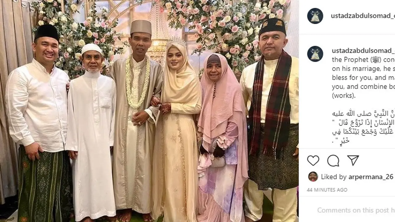 Ustaz Abdul Somad alias UAS (Foto: Instagram/@ustadzabdulsomad_official)