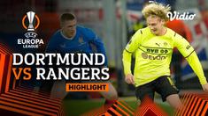 Berita video highlights Liga Europa, Borussia Dortmund dikalahkan Glasgow rangers 2-4, Jumat (18/2/22)