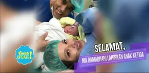 Nia Ramadhani melahirkan anak ketiga yang berjenis kelamin laki-laki.