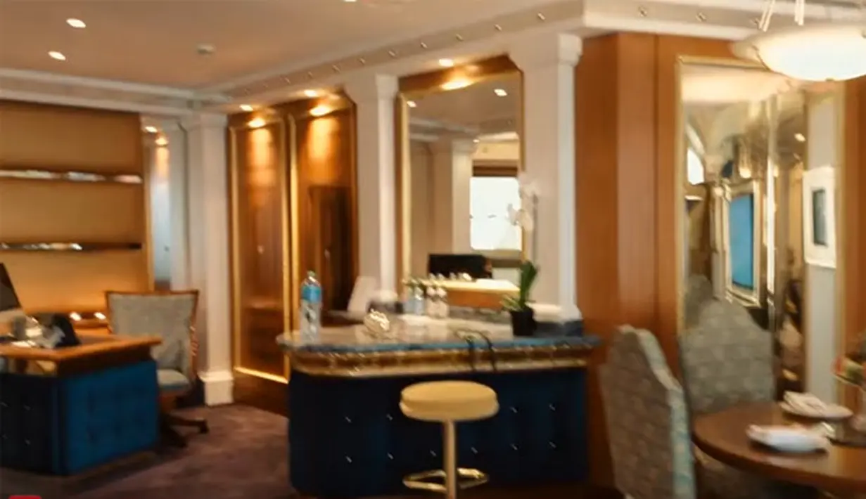 Ashanty dan Anang Hermansyah menginap di hotel bintang 7 (Youtube/The Hermansyah A6)