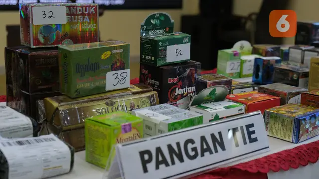 Barang sitaan BPOM