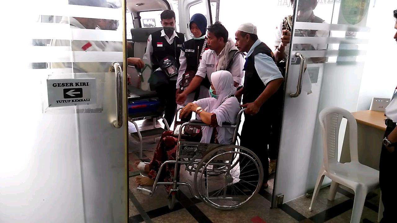 Jemaah Haji yang sakit