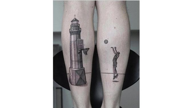 Kreatif 7 Desain Tato Di Kaki Ini Unik Banget Hot Liputan6 Com