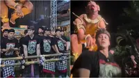 6 Potret Antonio Blanco Ikut Arak Ogoh-Ogoh, Rayakan Nyepi di Ubud Bali