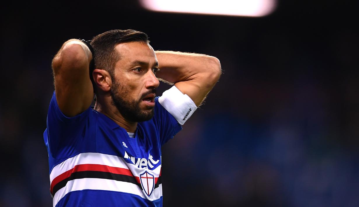 1. Fabio Quagliarella (Sampdoria) - 21 gol dan 7 assist (AFP/Marco Bertorello)