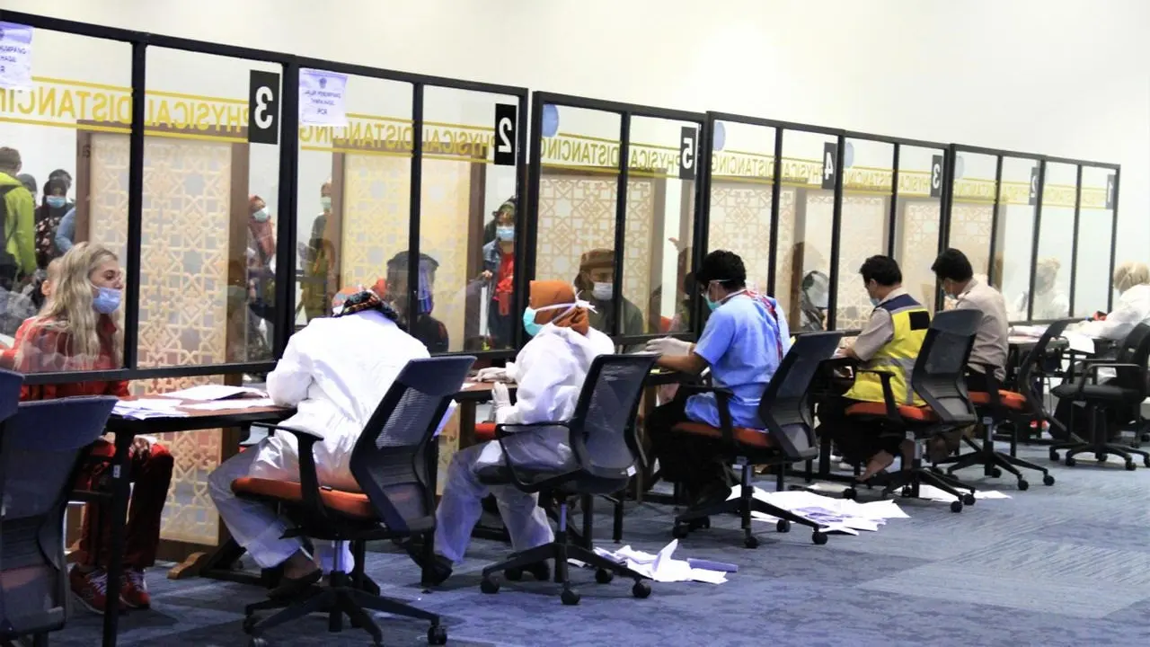 Angkasa Pura II mendukung penuh Polres Bandara Soekarno-Hatta dalam memberikan rasa aman kepada para penumpang pesawat, yang diantaranya direlisasikan dengan memberantas sindikat surat palsu hasil tes COVID-19. (Dok AP II)