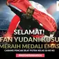 Selamat Meraih Medali Emas Hanifan Yudani Kusumah (Bola.com/Grafis: Adreanus Titus /Foto: Merdeka.com/Imam Buhori)