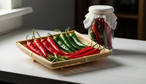 Cara Menyimpan Cabai Tanpa Kulkas Agar Awet Berminggu-minggu. Foto: Gemini