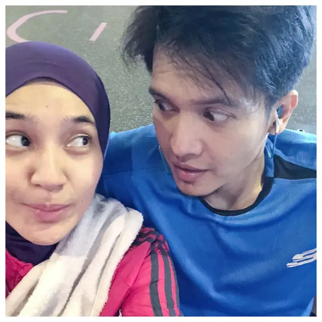 Dimas Seto dan Dhini Aminarti