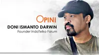 Doni Ismanto Darwin, Founder IndoTelko Forum. Liputan6.com/Triyasni