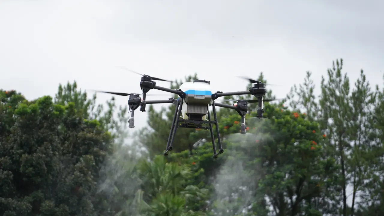 Drone dengan Unmanned Traffic Management. Credit: Terra Drone