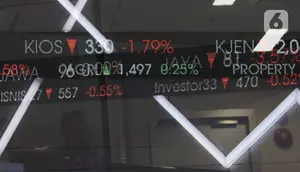 IHSG Hari Ini Dibuka Menguat ke 5.754 di Tengah Kejatuhan Bursa Asia