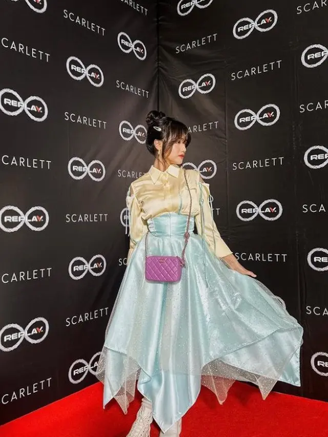 Potret Fuji di Met Gala Tiktok Replay 2023 (Sumber: Instagram/fuji_an)