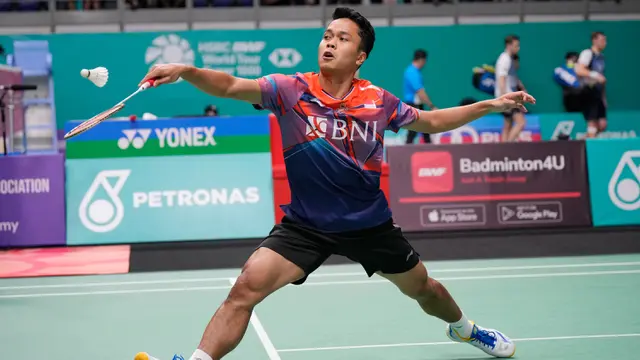 Anthony Ginting Lolos ke Perempat Final Malaysia Open 2023 Usai Taklukkan Anders Antonsen