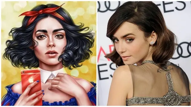 Potret Cantiknya 7 Akrtis Hollywood Jika Jadi Putri Disney