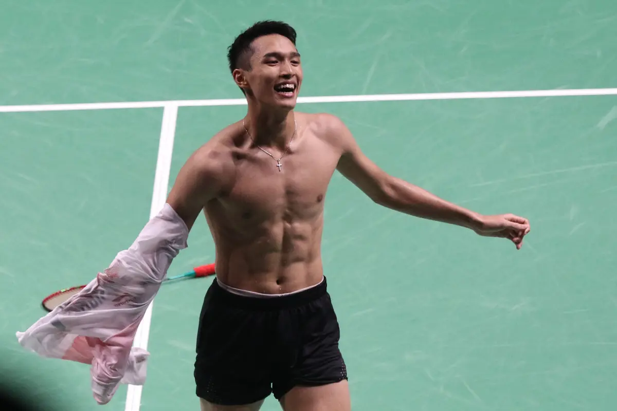 Jonatan Christie Raih Emas Asian Games