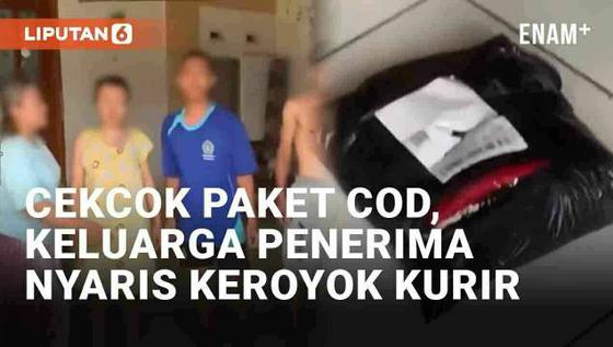 VIDEO: Viral Keluarga Ngamuk Minta Uang Kembali Usai Buka Paket COD, Nyaris Keroyok Kurir