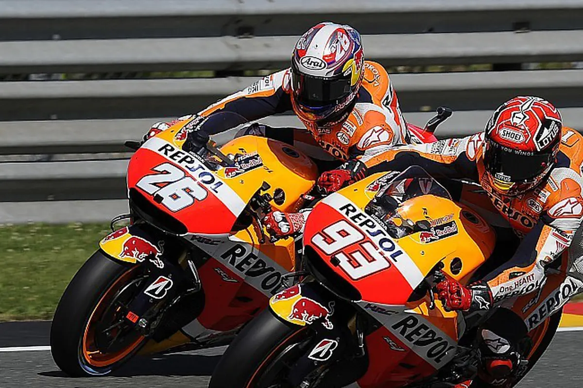 Marc Marquez dan Dani Pedrosa 