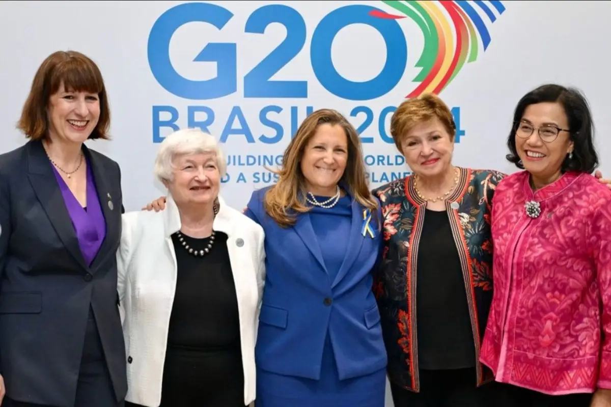 Menkeu Sri Mulyani Indrawati telah menghadiri Pertemuan Ketiga Menteri Keuangan dan Gubernur Bank Sentral negara G20 di Brasil