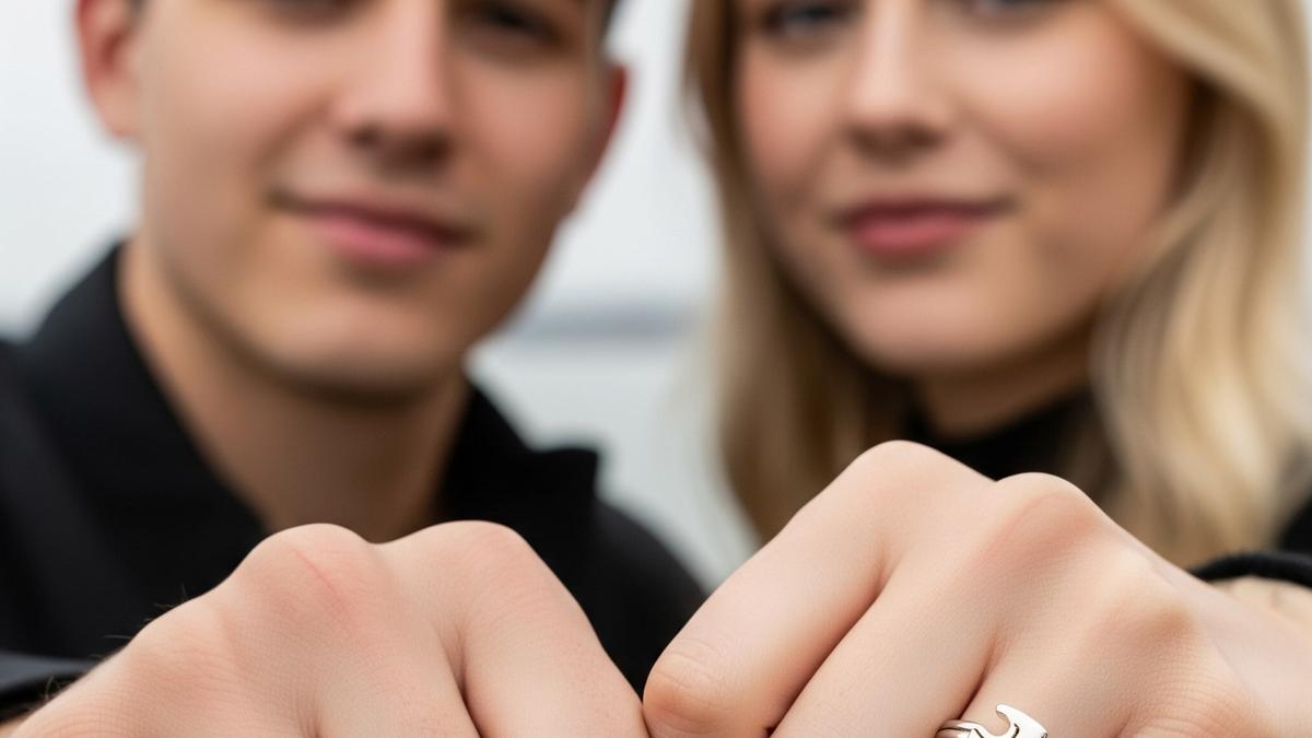 10 Model Cincin Emas Putih Couple Unik Terbaru 2025, Simbol Cinta Abadi Nan Elegan