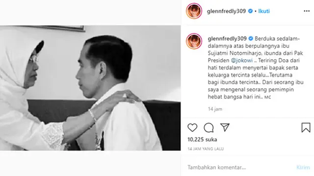 7 Ucapan Duka Selebriti Atas Meninggalnya Ibunda Presiden Joko Widodo