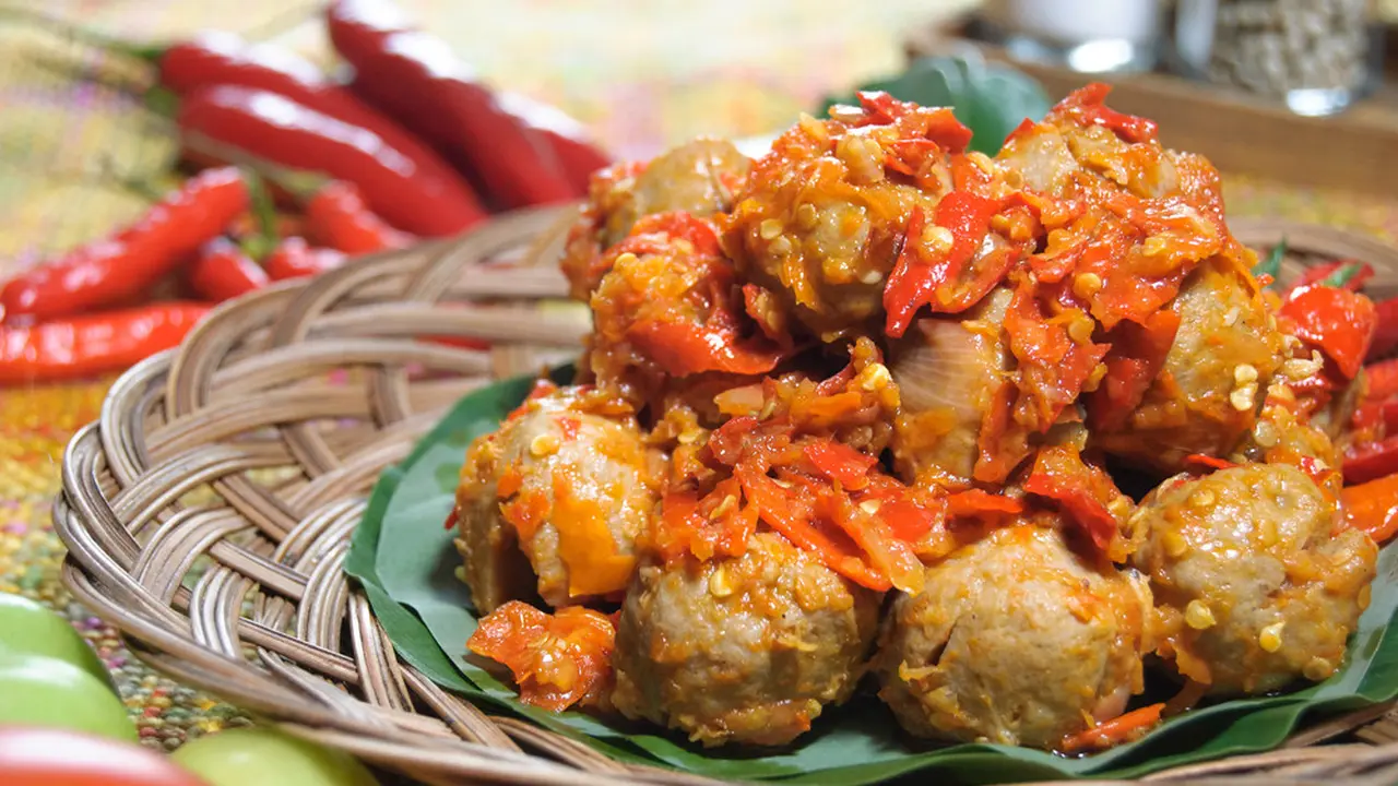 resep pentol pedas