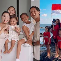 Kebahagiaan tengah menyelimuti keluarga pesepakbola Irfan Bachdim lantaran sang istri, Jennifer Bachdim tengah hamil anak keempat. (Instagram/jenniferbachdim).