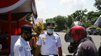 Langkah tegas saat pelaksanaan PSBB di Surabaya (Foto: Liputan6.com/Dian Kurniawan)