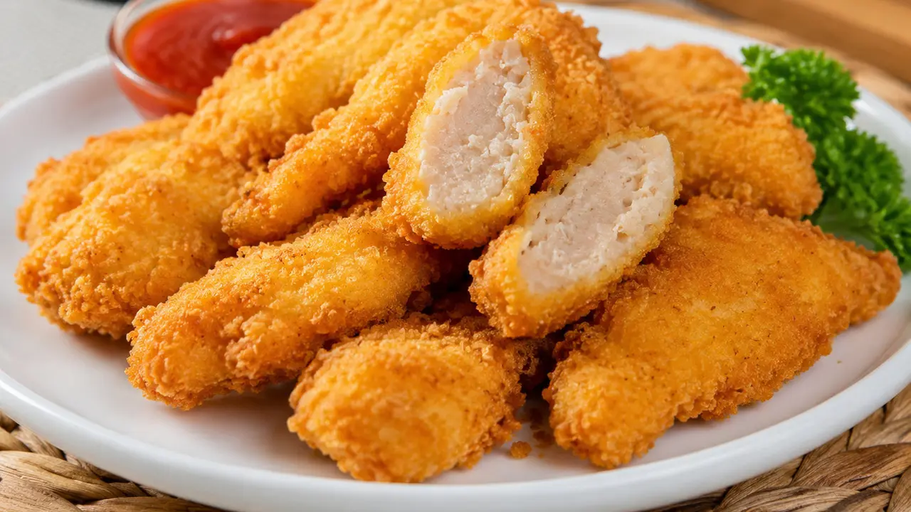 Tempura Ayam Pakai Blender yang Renyah di Luar dan Lembut di Dalam (AI Generated)
