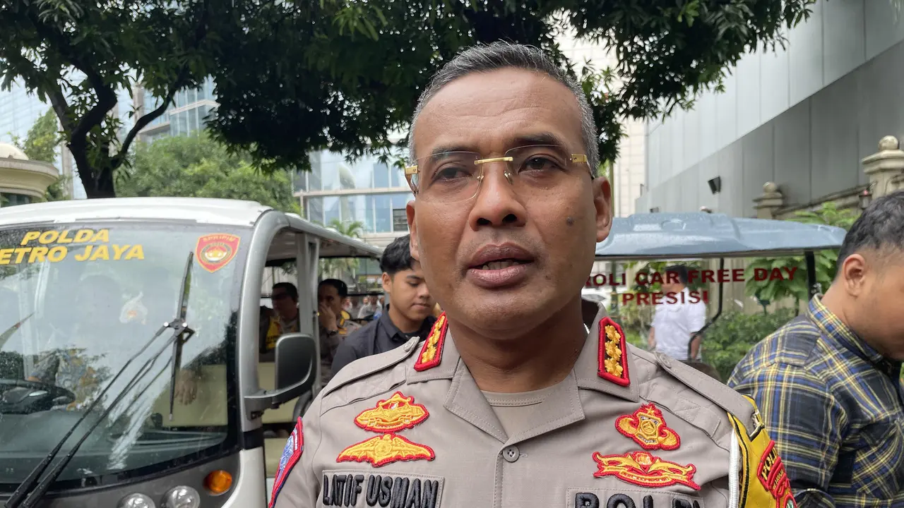 Direktur Lalu Lintas Polda Metro Jaya Kombes Pol Latif Usman