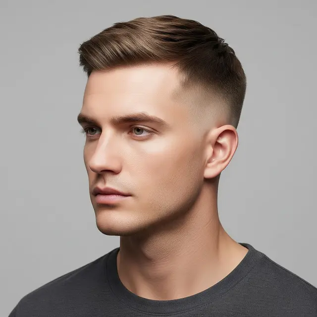 Model Rambut Pria Pendek Cepak (Image by Gemini AI)