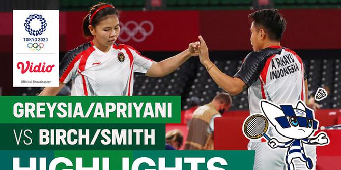 VIDEO: Highlights Bulutangkis Olimpiade Tokyo 2020, Greysia Polii / Apriyani Rahayu Menang pada Laga Kedua Grup A