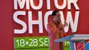 Mendag Muhammad Lutfi berharap dengan adanya pameran ini Indonesia bisa menjadi tuan rumah dalam industri otomotif di negeri sendiri dan mengalahkan industri otomotif Thailand, Jakarta, Kamis (18/9/2014) (Liputan6.com/Miftahul Hayat)
