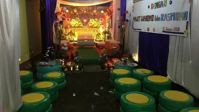 Dipuji Warganet, Pesta Pernikahan Unik dari Bahan Daur Ulang