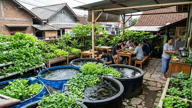Ide Usaha Ternak Ikan Lele dan Sayur Mini di Urban Garden