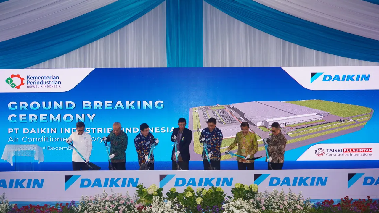Dukung Pengembangan Industri 4.0 di Indonesia, Daikin Bangun Pabrik Rp 3,3 T