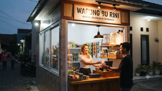 Cara Membuat Warung Depan Rumah Terlihat Menarik