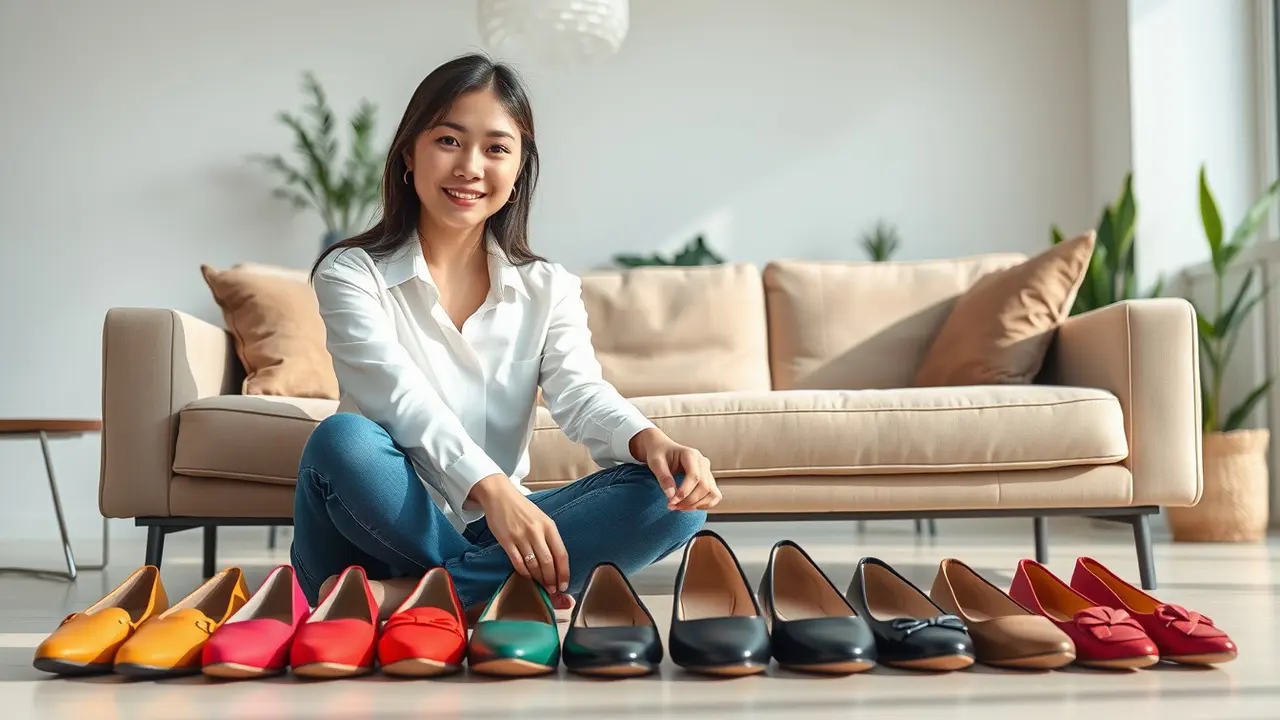 flat shoes adalah